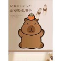 卡通卡皮巴拉家用浴室淋浴硅藻泥吸水脚墊衛間門口防滑造形地墊-規格圖3