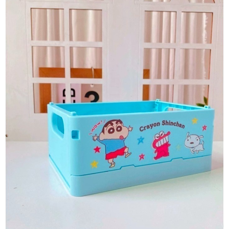 少女心桌面可折叠收納化妝品口紅整理盒學生宿舍雜物儲物盒小號-細節圖7