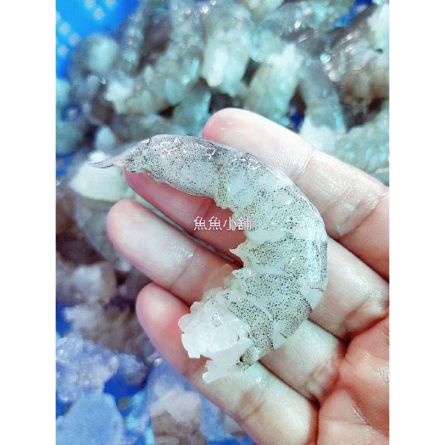 魚魚小舖 檢驗合格 台灣鹹水大白蝦 無毒蝦仁 SPA跑水無腸泥 自產自銷-細節圖6