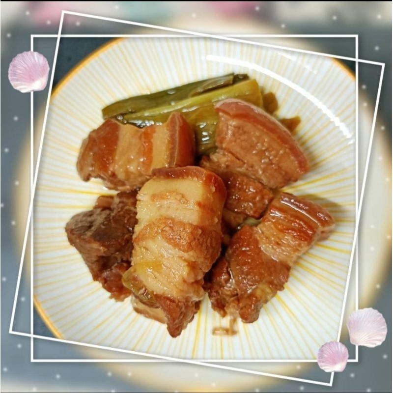 魚魚小舖 6種電鍋料理包 客家媽媽小封肉 麻油雞 豬腳湯 古早味割稻粥 肉餅滷 香濃皮蛋瘦肉粥 滷肉-細節圖6