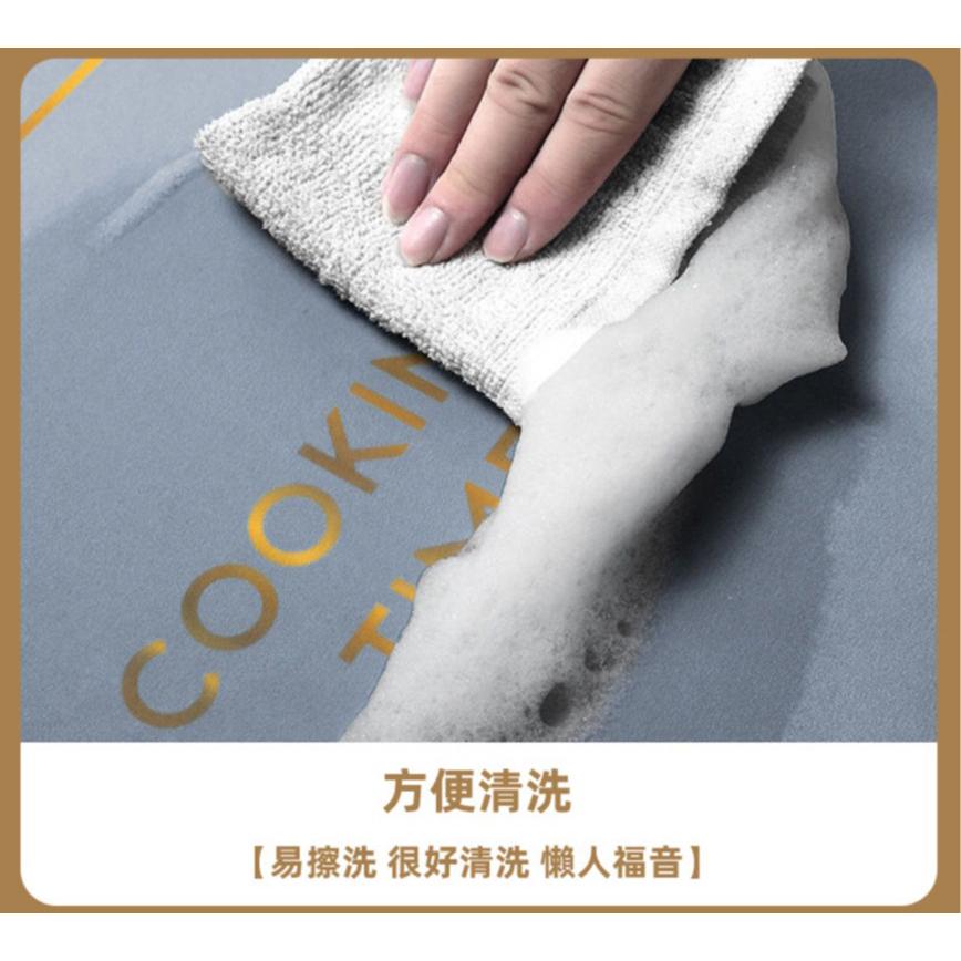 硅藻土地墊 廚房軟地墊 珪藻土軟地墊 長條地墊 防水防油 腳踏墊 防滑地墊 吸水地墊-細節圖6