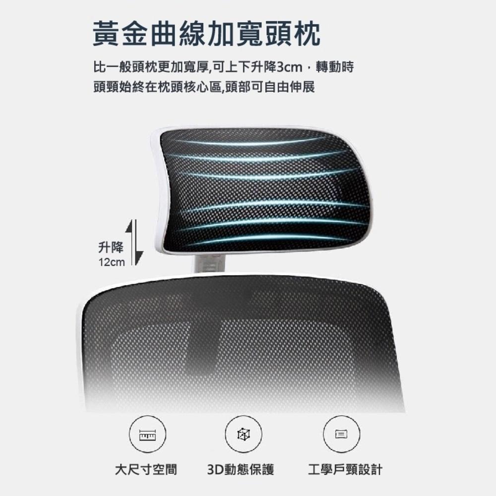 台灣出貨 人體工學 辦公椅 130度後仰電腦椅 椅子 電競椅 旋轉椅 升降椅 電腦椅子 會議椅 頭枕電腦椅 乳膠椅 網椅-細節圖8
