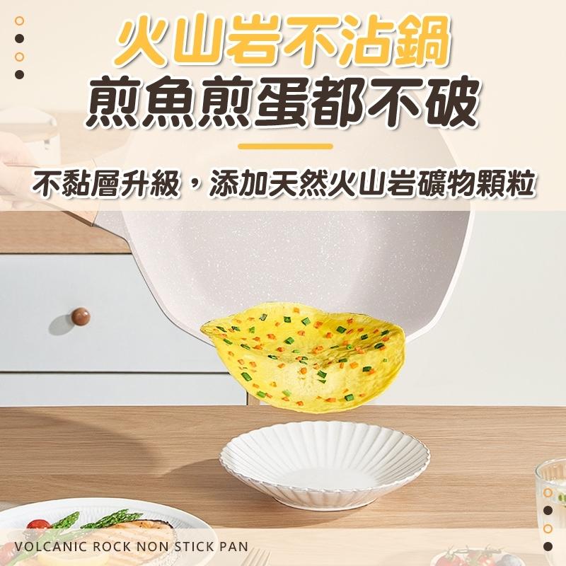 加深抗菌麥飯石八角不沾鍋28 32cm(附蓋) 不挑爐具 可IH 加贈矽膠鍋鏟-細節圖5