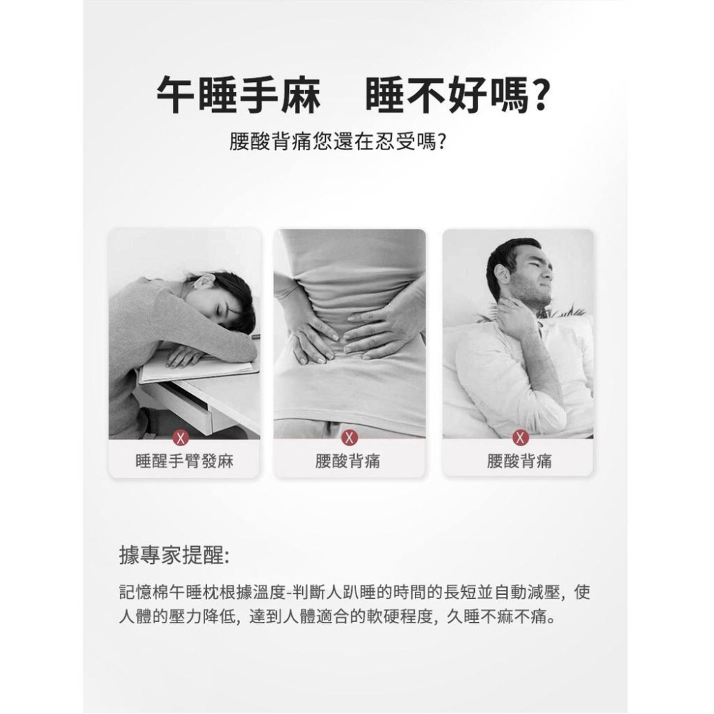 【升級款】記憶棉趴睡枕 多功能午睡枕 辦公室神器 多功能腰枕 趴睡抱枕 學生上班族午休枕 午睡神器 三合一-細節圖3