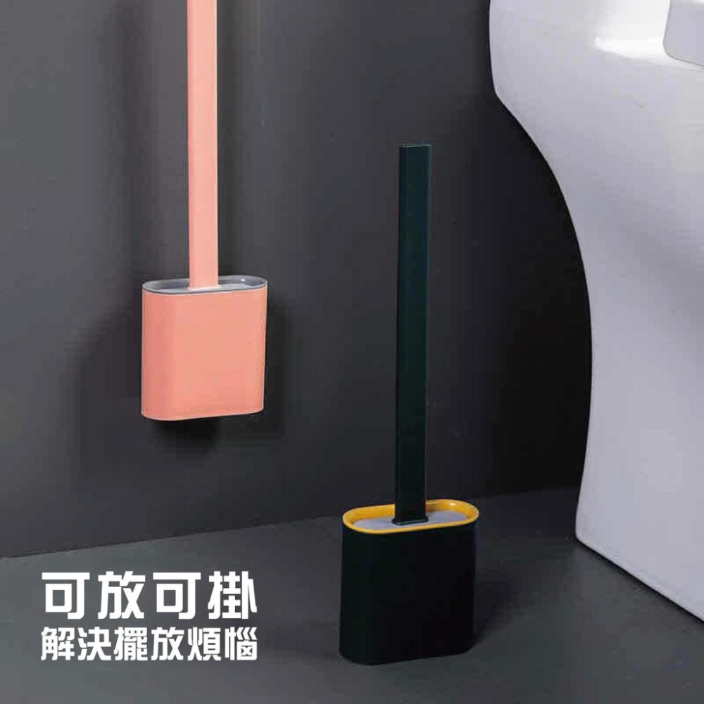 🔥台灣現貨🔥馬桶刷 壁掛夾縫馬桶刷 夾縫刷 馬桶內側死角清潔刷 清潔刷 壁掛式馬桶刷-細節圖2