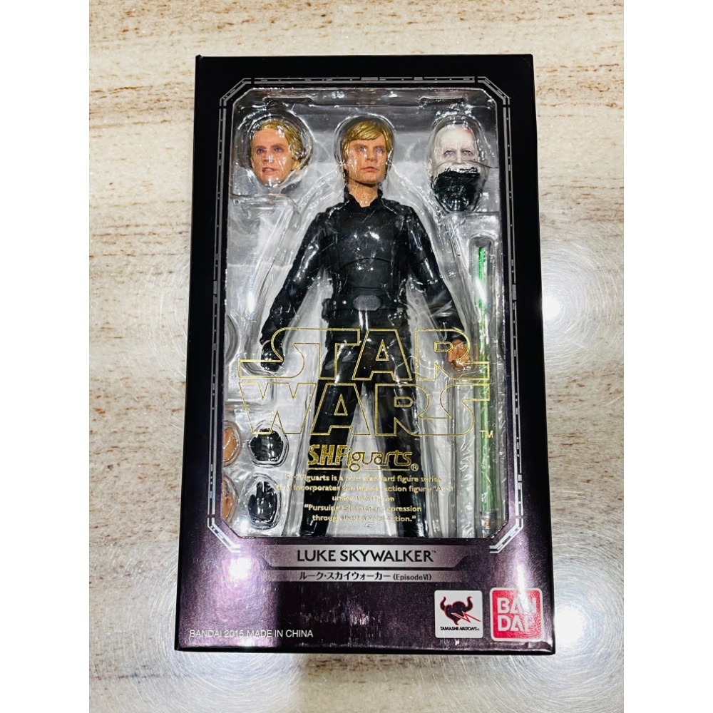 SHF 星際大戰 安納金 黑武士 路克天行者 歐比王肯諾比 絕版四件套 star wars 絕版 不拆售-細節圖4