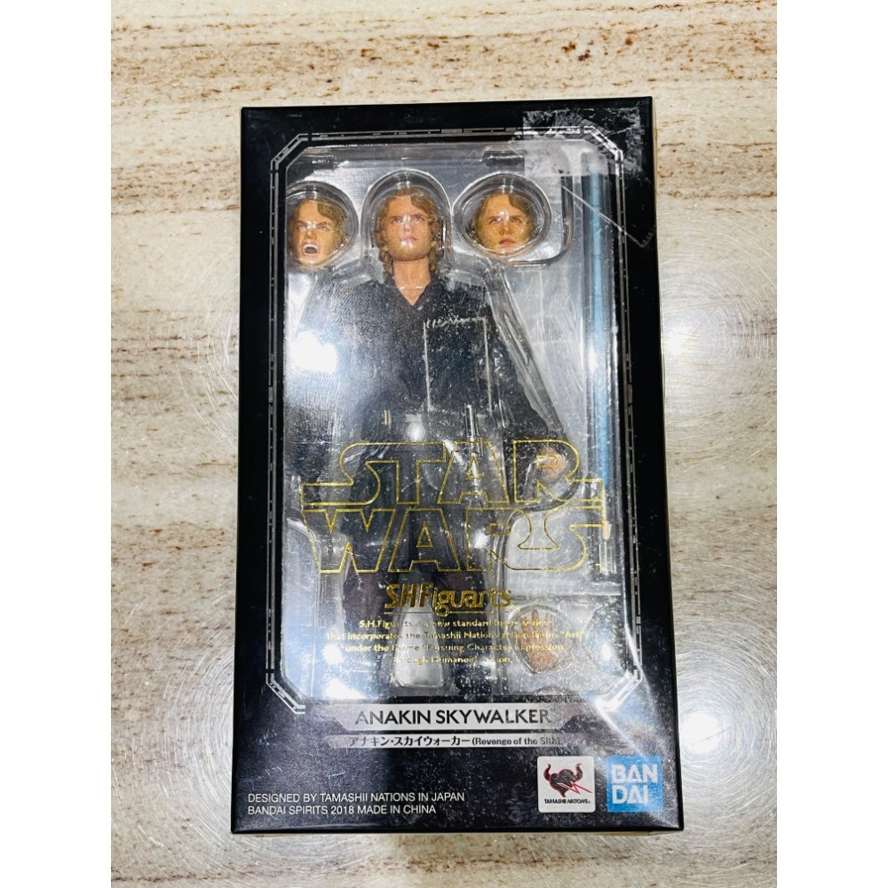 SHF 星際大戰 安納金 黑武士 路克天行者 歐比王肯諾比 絕版四件套 star wars 絕版 不拆售-細節圖6