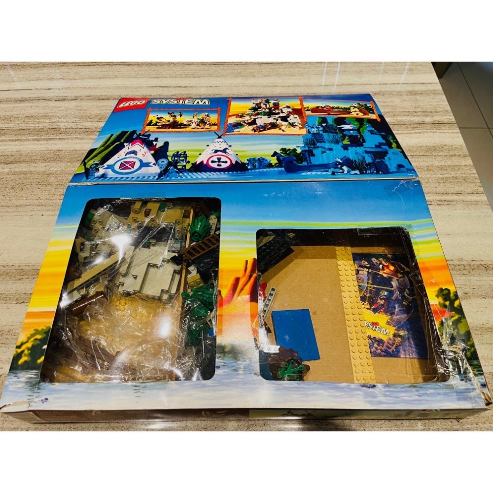 Lego 樂高 印第安 急流聚落 6766 有缺件如圖-細節圖3