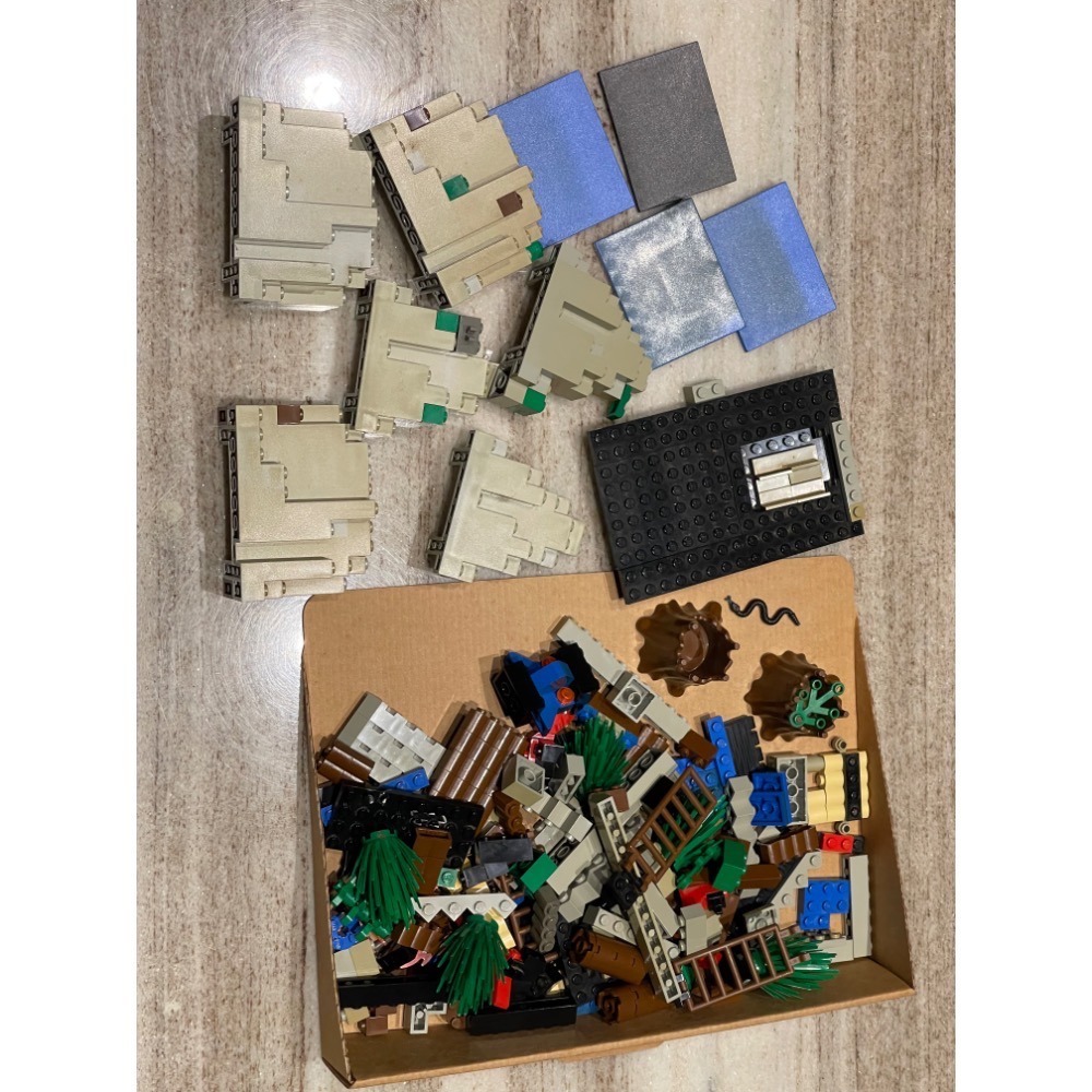 Lego 樂高 印第安 急流聚落 6766 有缺件如圖-細節圖5