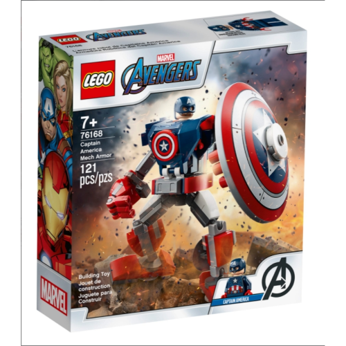 LEGO 76168 漫威超級英雄系列 美國隊長機甲 Captain America Mech Armor