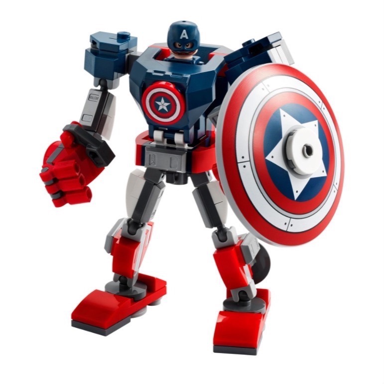 LEGO 76168 漫威超級英雄系列 美國隊長機甲 Captain America Mech Armor-細節圖3