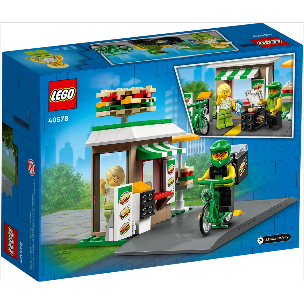 LEGO 40578  三明治店 Sandwich Shop CITY系列-細節圖2