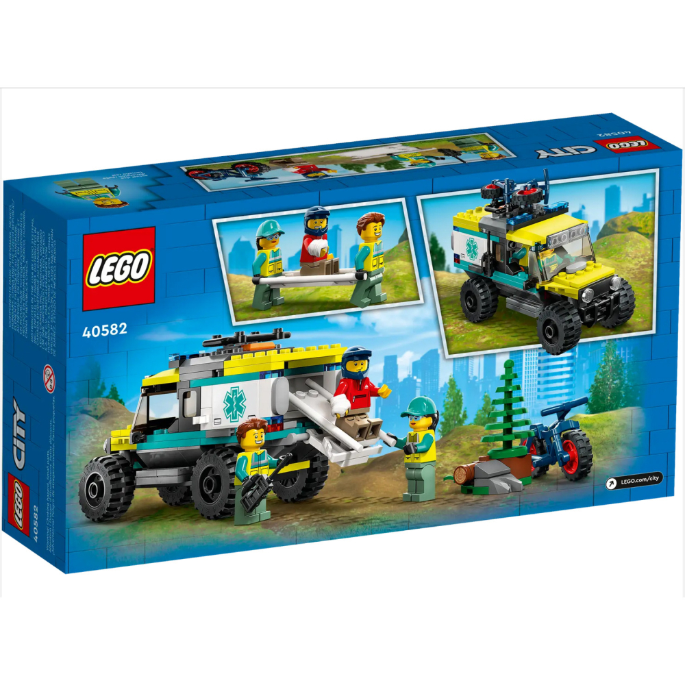LEGO 40582  4x4 Off-Road Ambulance越野救護車救援 CITY系列-細節圖2