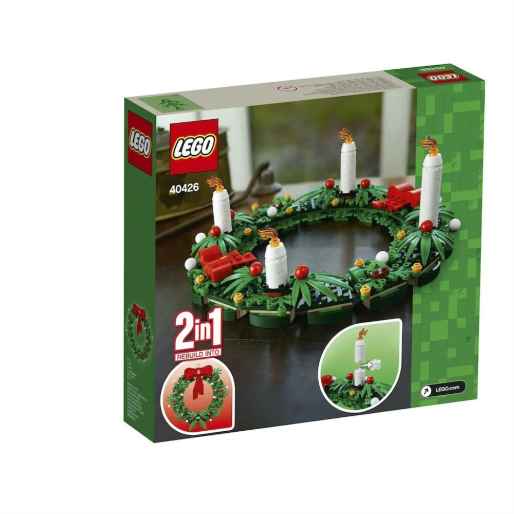 LEGO 40426  Christmas Wreath 2-in-1 聖誕花圈-細節圖2