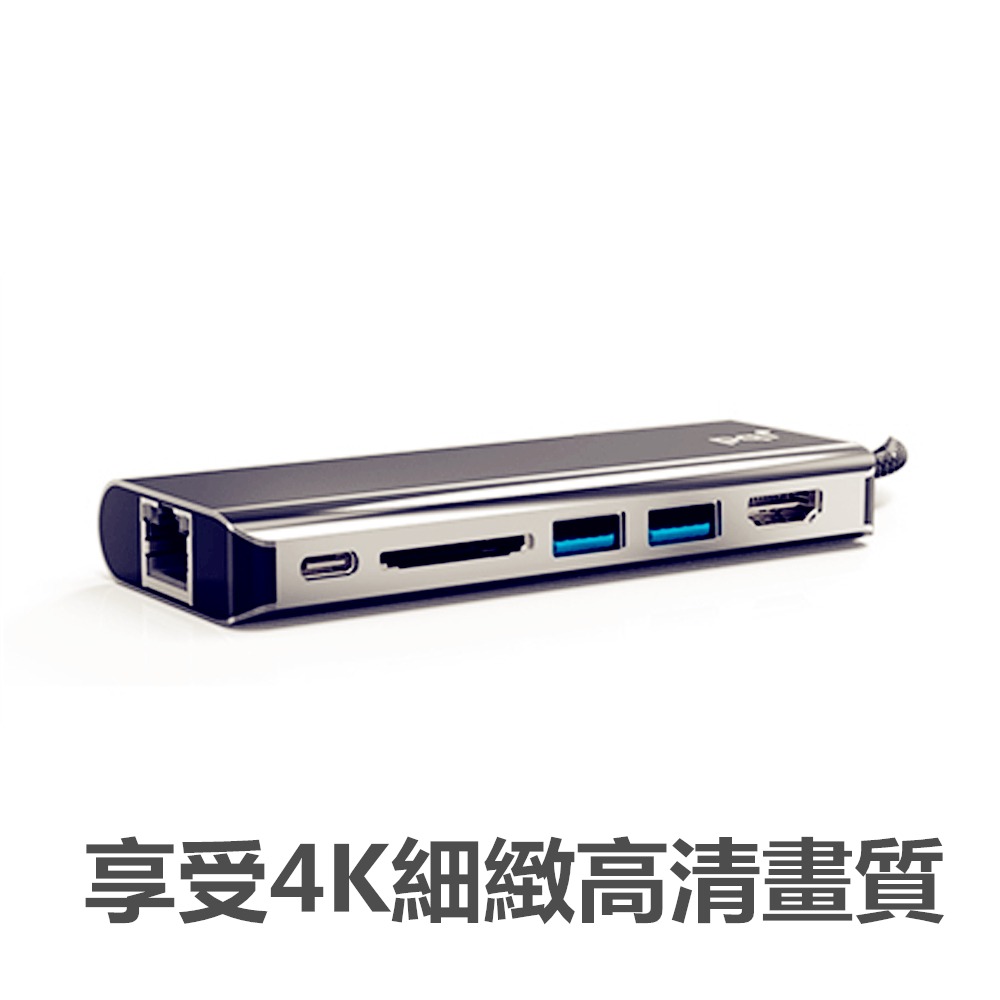 Type-C Hub 6 Port 多功能金屬集線器-細節圖3