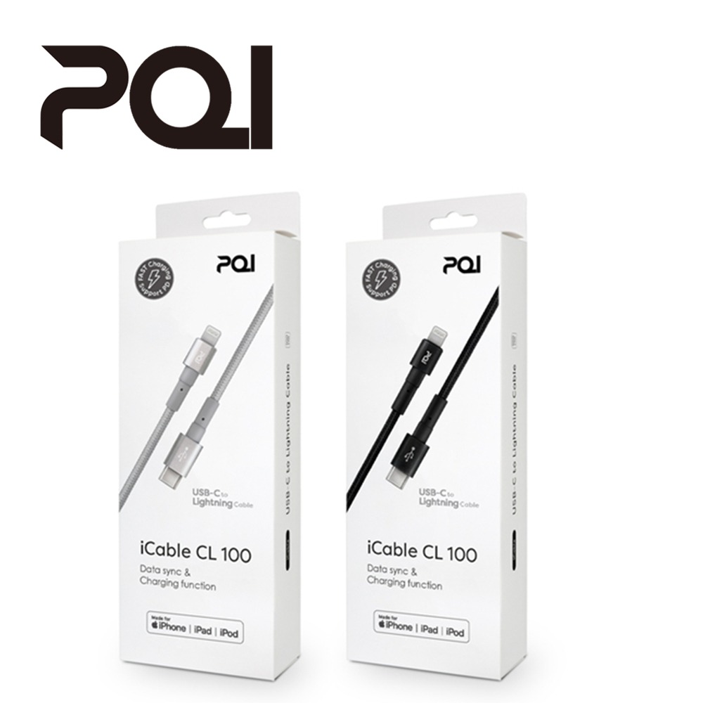PQI iCable CL100 蘋果認証傳輸充電線-細節圖2
