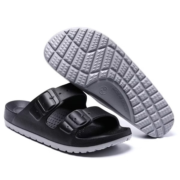 母子鱷魚玩美雙色輕量時尚拖鞋(BCU 5829)男女鞋-細節圖3