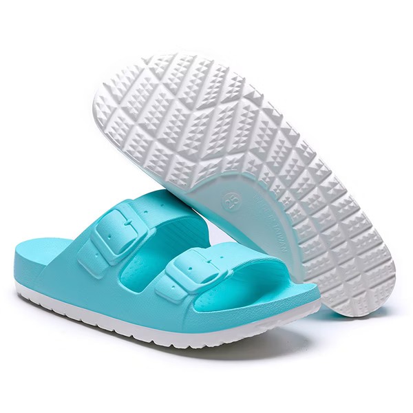 母子鱷魚玩美雙色輕量時尚拖鞋(BCU 5829)男女鞋-細節圖9