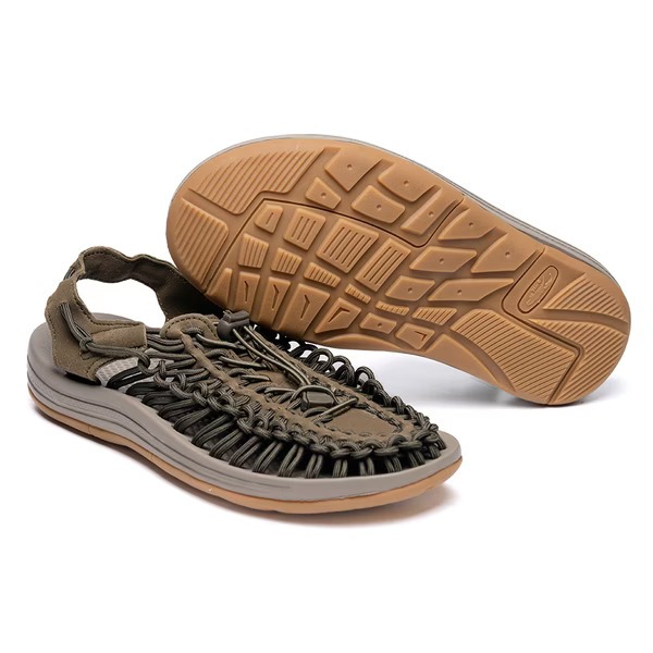 母子鱷魚戶外山系卓越機能時尚手工編織涼鞋(BFF 5805)男女鞋-細節圖4