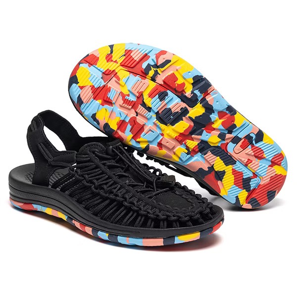 母子鱷魚戶外山系卓越機能時尚手工編織涼鞋(BFF 5805)男女鞋-規格圖11