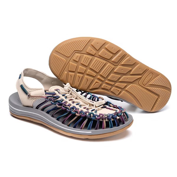 母子鱷魚戶外山系卓越機能時尚手工編織涼鞋(BFF 5805)男女鞋-規格圖11