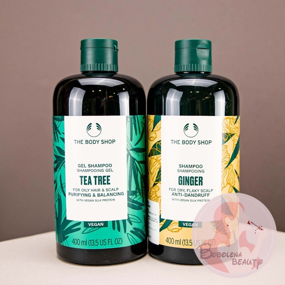 現貨 The body shop 薑根鏗活調理洗髮精 茶樹淨化洗髮精 400ml 生薑洗髮精 茶樹洗髮精 美體小舖 洗髮-細節圖3