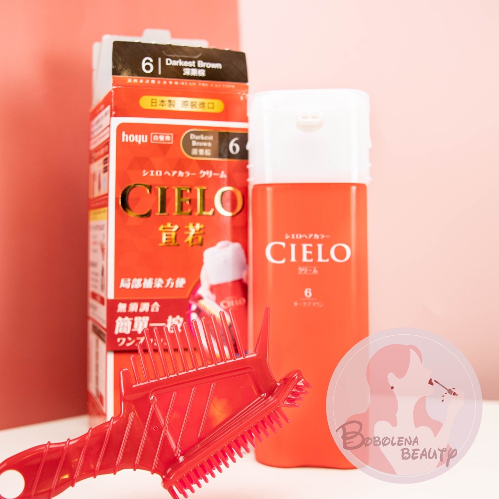 現貨 CIELO 宣若 EX 染髮霜 40g+40g 白髮專用 3焦糖棕 6深栗棕 7深黑棕 染髮劑-細節圖3