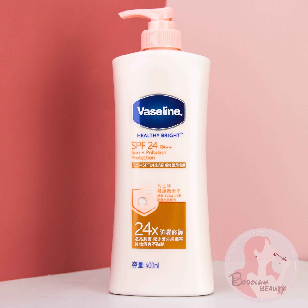 現貨 台灣公司貨 Vaseline 凡士林 潤膚露 水感亮白/SPF24亮白/完美十效/瞬效亮白 凡士林身體乳-規格圖2