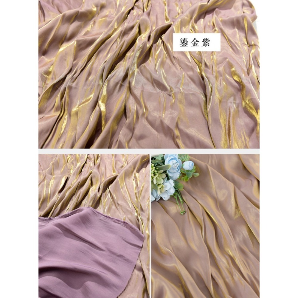 ⭐{尼可白LIFE}⭐金光琉璃緞 油畫絲光拍照背景布 閃光絲滑面料美甲手拿背景 寫真攝影背景-細節圖7