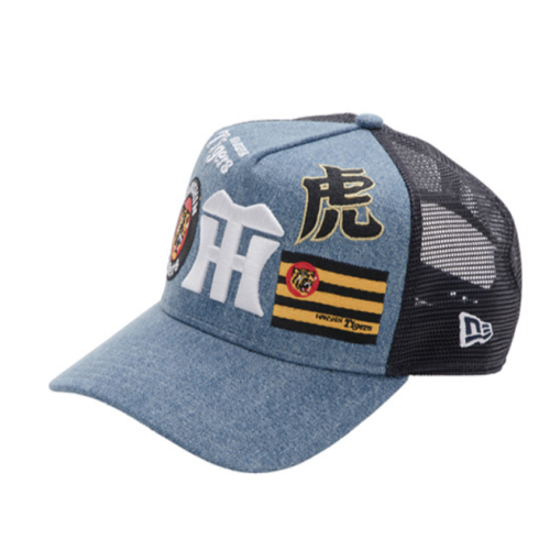 阪神虎 藍色球帽