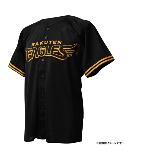 樂天金鷹 黑色x金色電繡球衣-細節圖2