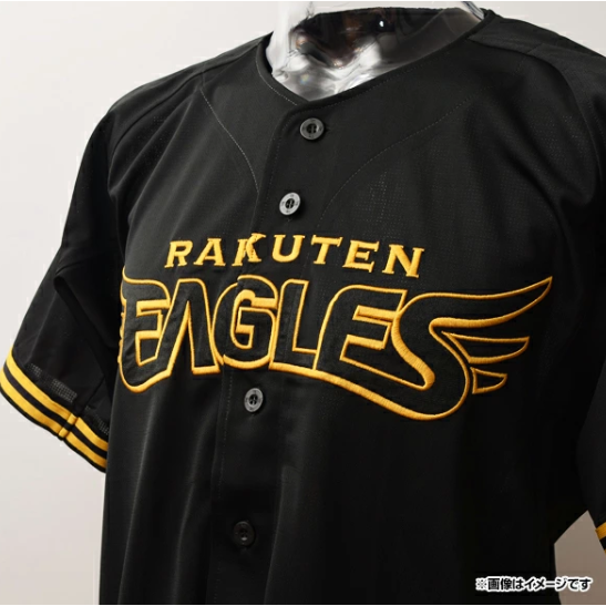 樂天金鷹 黑色x金色電繡球衣-細節圖4