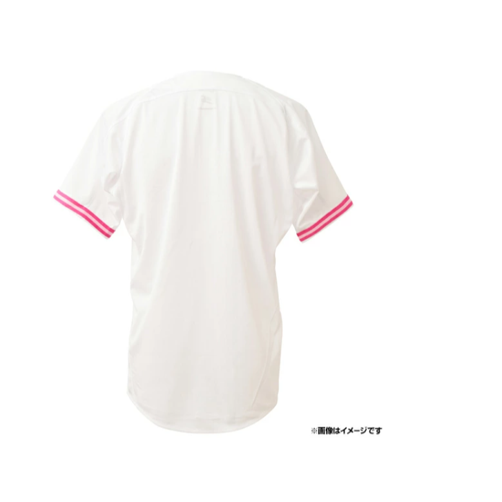 樂天金鷹 白色x粉色電繡球衣-細節圖3