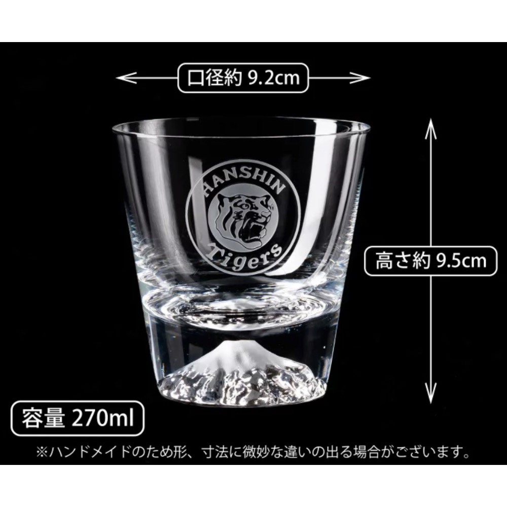阪神虎 富士山玻璃杯-細節圖2