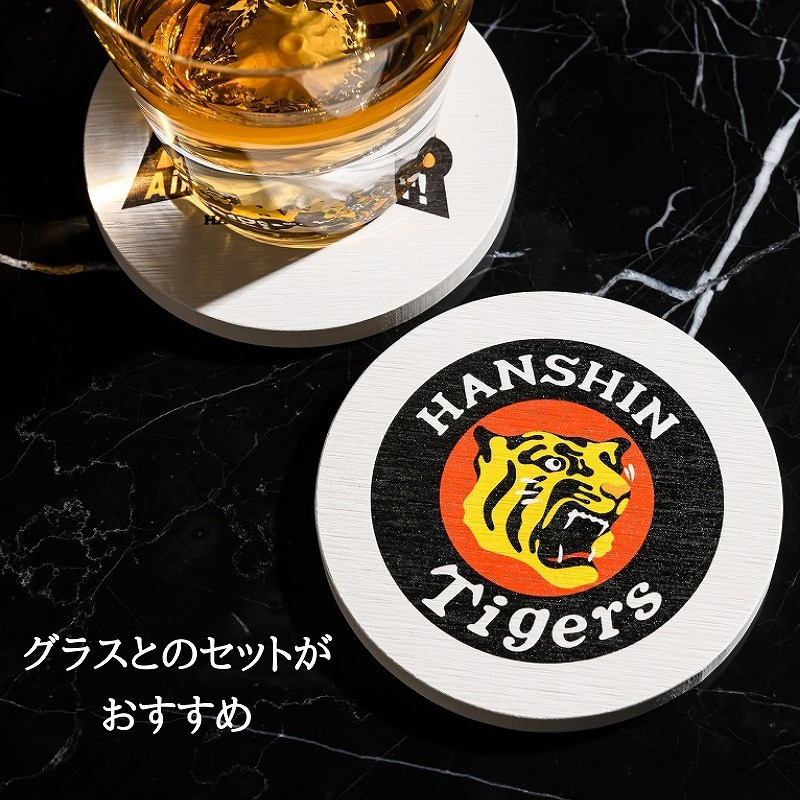 阪神虎 珪藻土 杯墊(兩入)-細節圖3