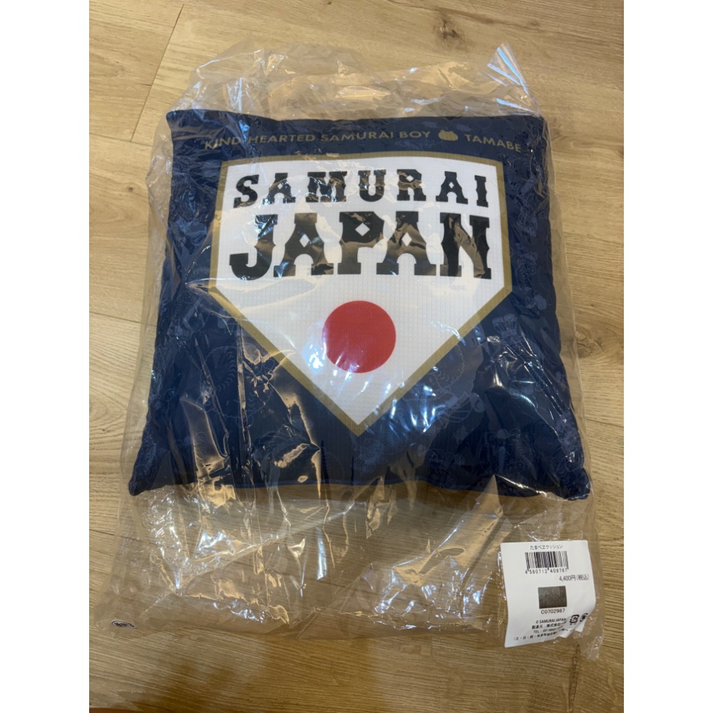現貨出清優惠 侍JAPAN 日本武士隊 靠墊-細節圖2