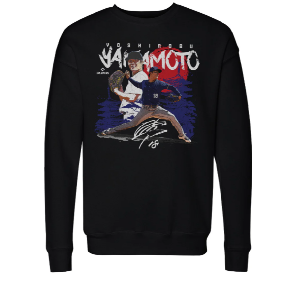 山本由伸 D Rising Sun 長袖T恤(兩色)-細節圖2