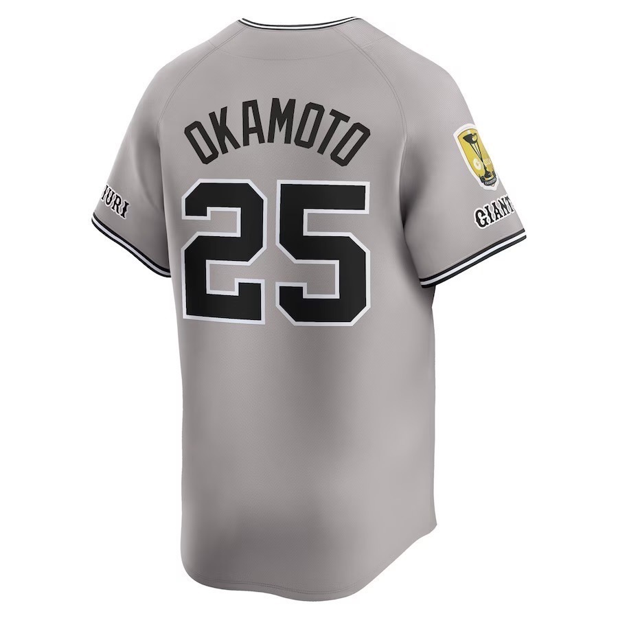 讀賣巨人 2024 中央聯盟冠軍臂章 客場有背號球衣-細節圖5