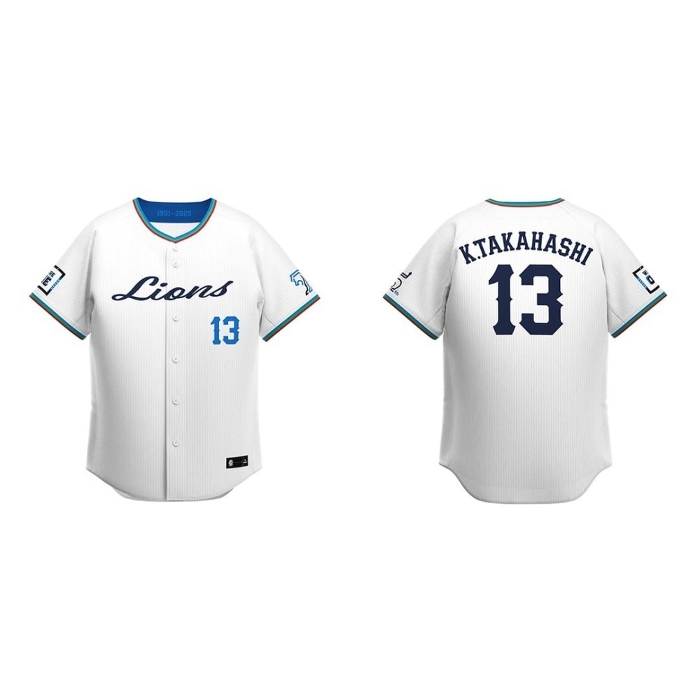 西武獅 75周年有背號球衣-細節圖5