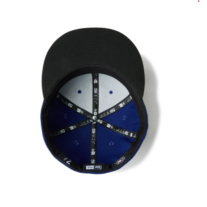 New Era 洛杉磯道奇 倒LA 藍色全封帽-細節圖4