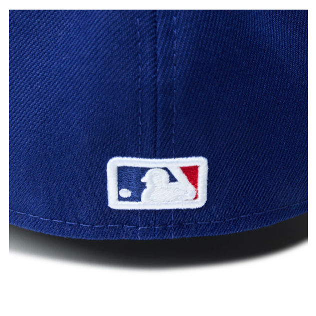 New Era 洛杉磯道奇 倒LA 藍色全封帽-細節圖7