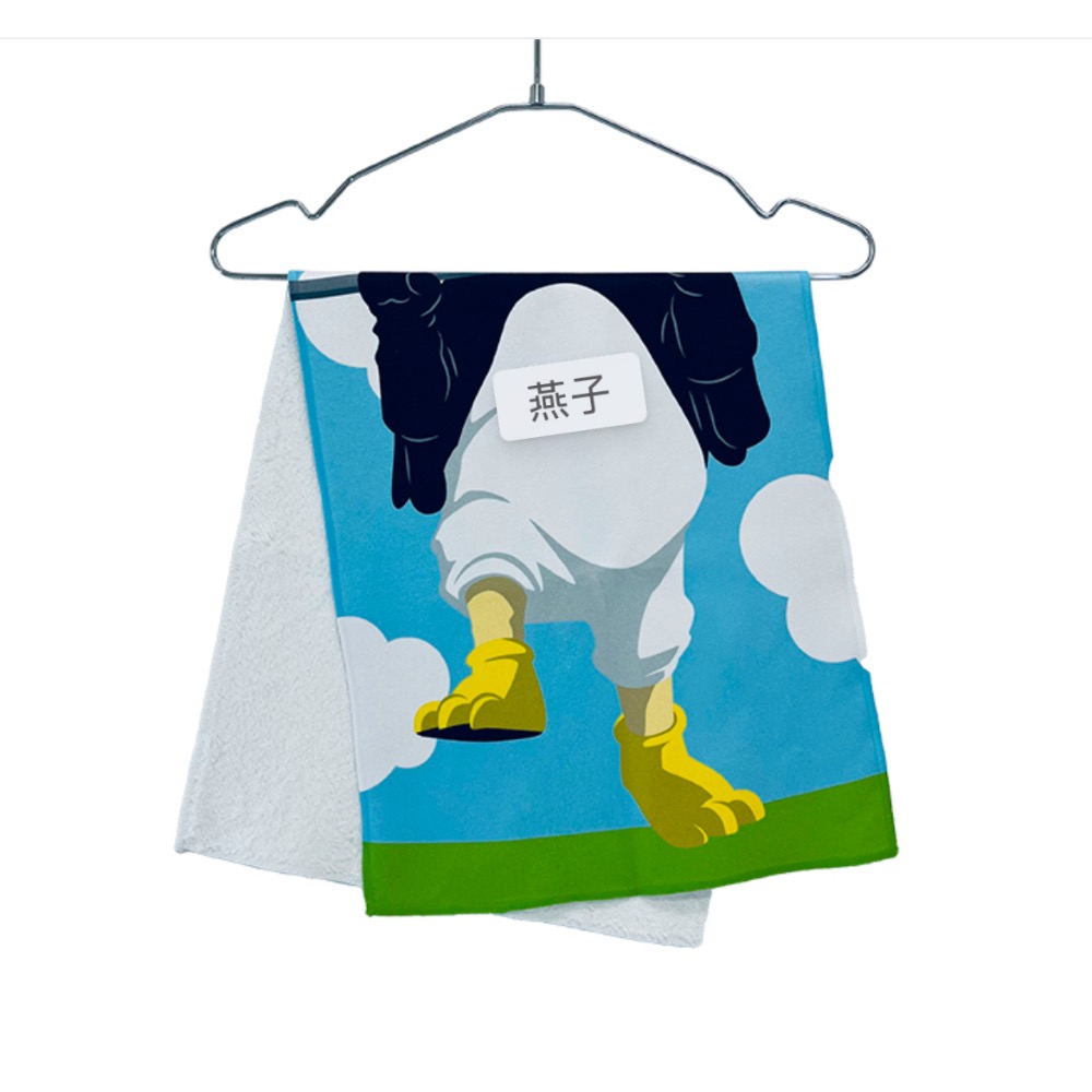 養樂多燕子 燕九郎鐵棒毛巾-細節圖2