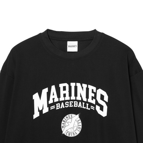 千葉羅德海洋 隊徽長袖T恤（兩色）-細節圖3