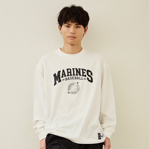 千葉羅德海洋 隊徽長袖T恤（兩色）-細節圖5