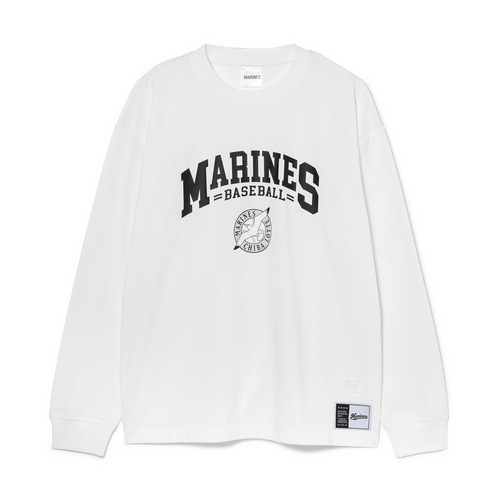 千葉羅德海洋 隊徽長袖T恤（兩色）-細節圖6