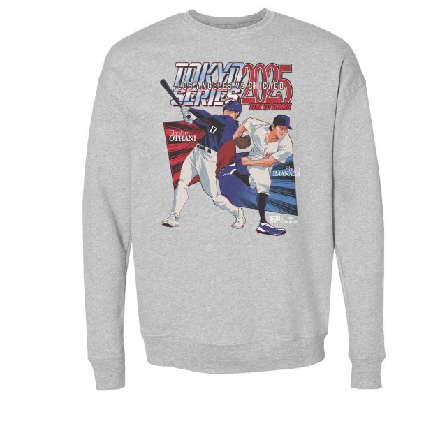 大谷翔平 今永昇太 2025東京開幕戰 長袖T恤(兩色)-細節圖2