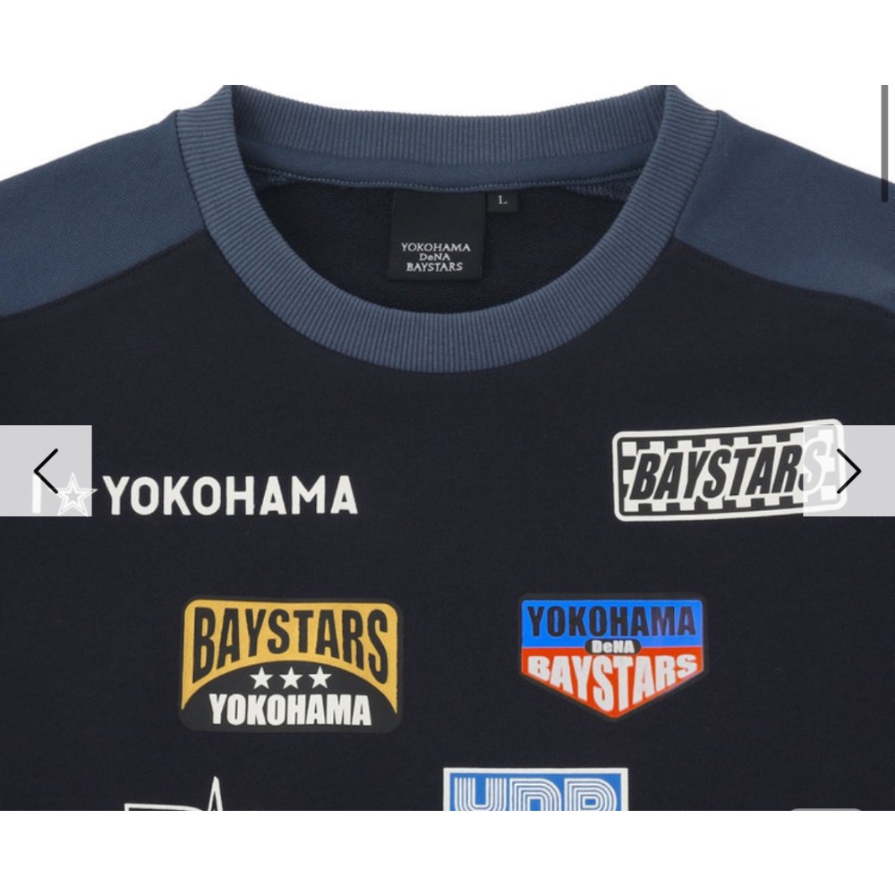 橫濱海灣之星 賽車風長袖T恤-細節圖3