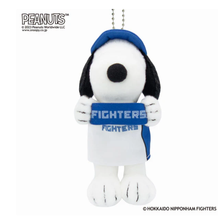 北海道火腿鬥士 史努比娃娃-細節圖2