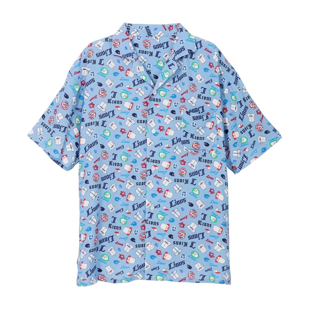 西武獅 歷代LOGO夏威夷襯衫套裝-細節圖3