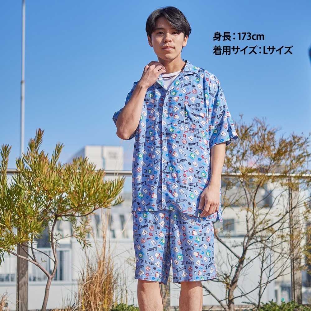 西武獅 歷代LOGO夏威夷襯衫套裝-細節圖7